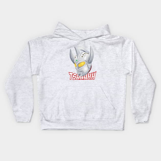 Ultraman Taro Kids Hoodie by Ury